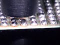 BGA Rework - desoldering single balls ...powered by FINETECH