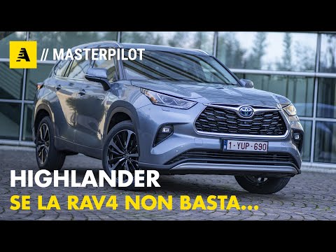 toyota highlander 2021  maxi suv ibrido a 7 posti