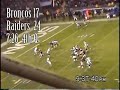 broncos vs raiders 11 13 2000