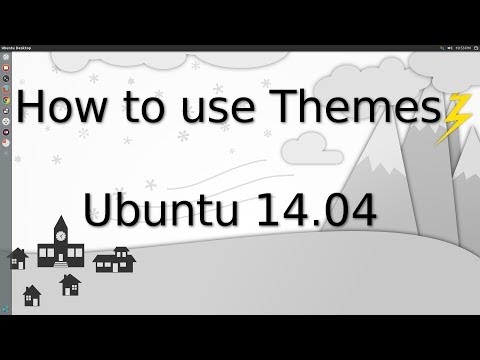 how to apply ubuntu themes