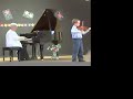 Oscar's first violin recital