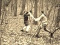 Medieval training in a forest
