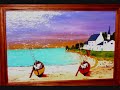 mon kal�idoscope de tableaux compos� de peintures acrylique, aquarelle, gouache sur diff�rents supports, bois, toile, carton, carton toil�, verre . le tout principalement ax� sur la mer .