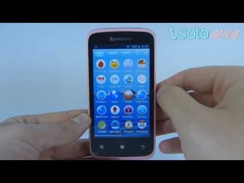 Обзор Lenovo A356 (pink) / 