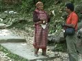 himachal village lady hand spinning wool