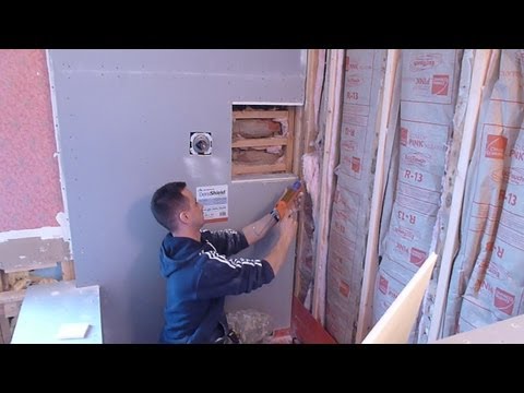 how to fasten cement board to studs