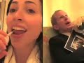 Eden Riegel and Andrew Miller on their Wedding Night