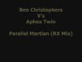 ben christophers v's aphex twin - parallel martian (rx mix).

ben christophers' martian spiced up with aphex twins' parallel stripes.

enjoy.