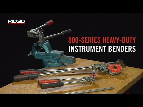 RIDGID 600 Series Heavy-Duty Benders