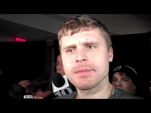 gwyshynski - After the Philadelphia Flyers' practice on Jan. 1 at Citizens Bank Park.