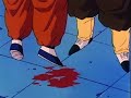 Gero saca la mano del cuerpo de Yamsha censura dragon ball