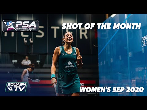 Squash: Shot of the Month - September 2020 Women's Shortlist