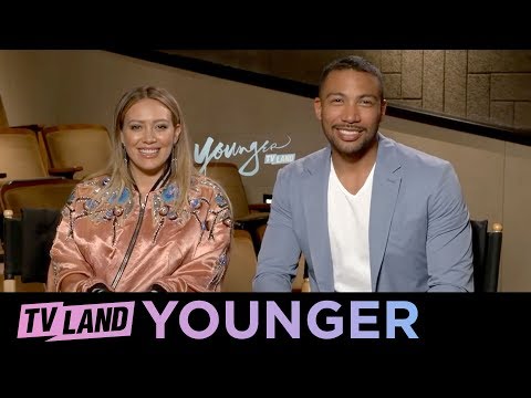 Fan Q&A w/ Hilary Duff & Charles Michael Davis | Younger (Season 5) | TV Land