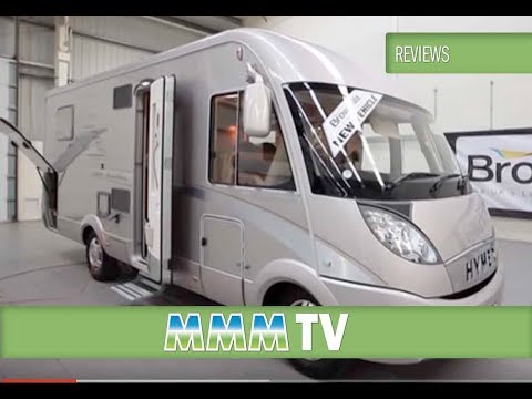 698 - Motorhome expert Peter Vaughan looks over the Hymer B 698 while at Brownhills (Europes Largest Motorhome Dealer) http://www.outandaboutlive.co.uk/
