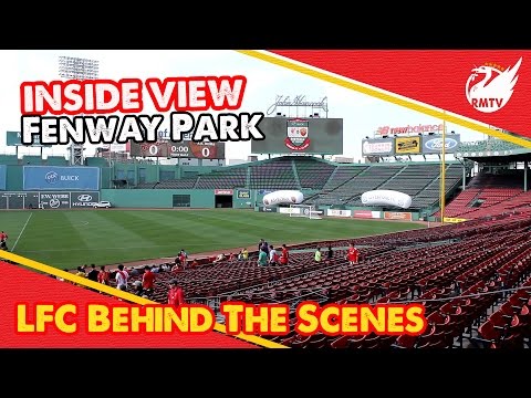 View - The view inside Fenway Park after it's successfull conversion from a Baseball diamond to a Football pitch ahead of Liverpool's friendly versus Roma in Boston.... The Redmen TV is Uncensored...