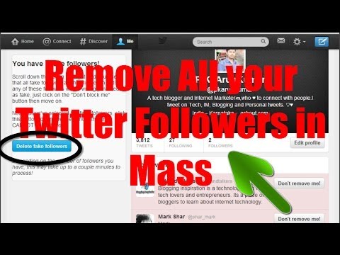 how to remove followers on twitter