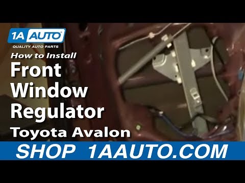 How To Install Replace Front Window Regulator Toyota Avalon 95-99 1AAuto.com
