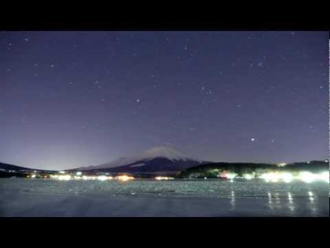 Starlit sky of Mt.Fuji ＆Lake Yamanaka ～富士山と山中湖の星空～