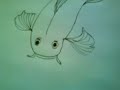 Pen Drawing - Koi Fish Pen Drawing - Koi Fish