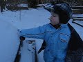 Mark in the snow