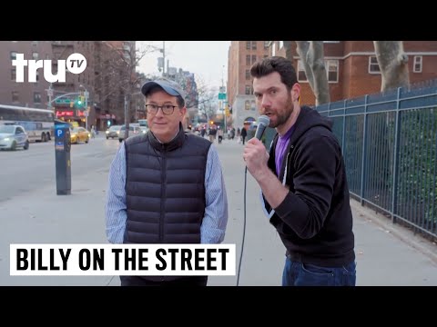 Billy on the Street - "La La Land or Nicki Minaj?" with Stephen Colbert!