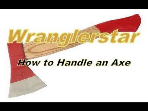 how to fasten an axe handle