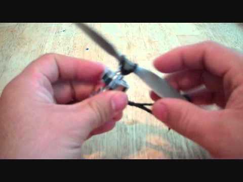 how to attach rc boat prop