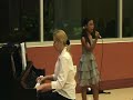 Nicole singing Inside Your Heaven with piano teacher Nicole singing Inside Your Heaven with piano teacher