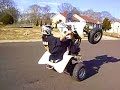 z400 wheelie(4 wheeler)