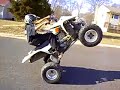 z400 wheelie(4 wheeler)