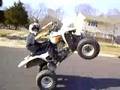 z400 wheelie(4 wheeler)