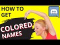 how to change name color in discord