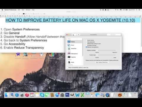 how to drain mac battery