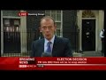 Andrew Marr in Downing Street after Gordon Brown interview