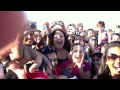 Jim Carrey Shows His Perspective Surrounded By People At Jesus Statue - brazil, celebrity, christ the redeemer, famous, jesus, jim carrey, people, rio de janeiro