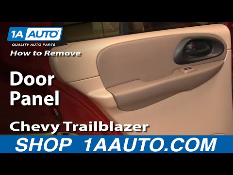 How To Remove Install Rear Door Panel Chevy Trailblazer 02-09 1AAuto.com