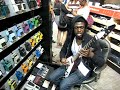Gym Class Heroes Guitarist Playing at Best Buy