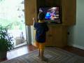 Conor doing tae bo