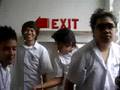 dancing on fire exit