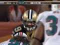 www.watch-live-nfl.com Saints CB Tracy Porter picked off a Chad Henne pass and returned it 54 yards for a touchdown with just under 2 minutes remaining. The score gave New Orleans a two-possession lead and preserved the Saints' perfect season. Game ball Jonathan Vilma's spirited play ignited a Saints defense that struggled at times with the Dolphins' power running game. His stats (10 tackles) belie the impact Vilma had on energizing a unit that was out of sorts in the first half. Key Stat ...