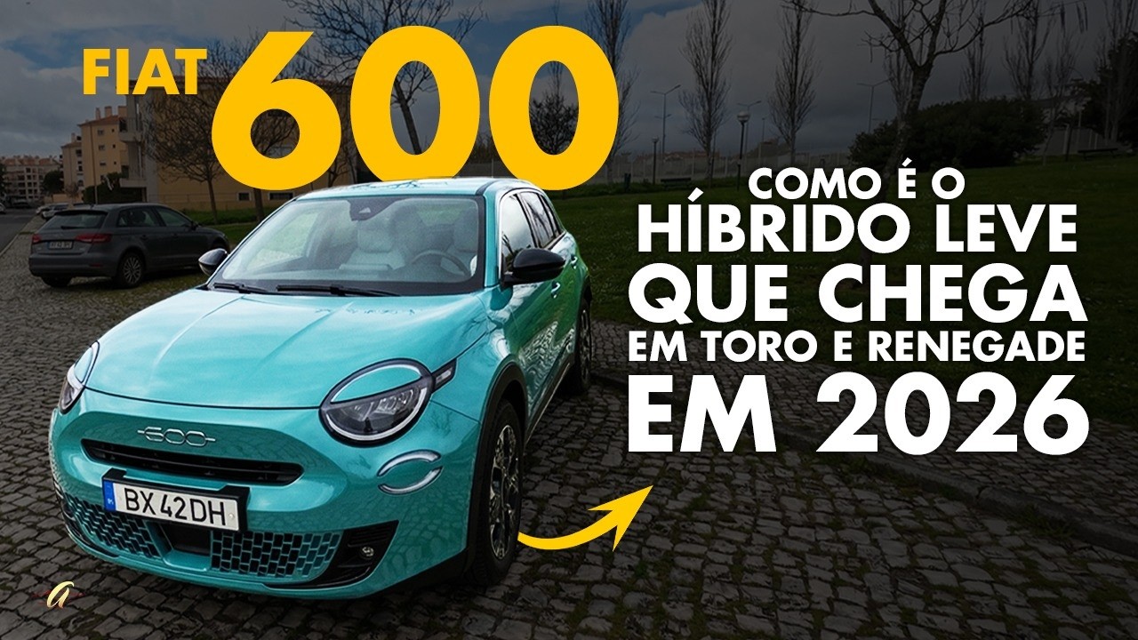 TESTAMOS O NOVO SISTEMA HÍBRIDO DA FIAT! 600 traz mesmo conjunto do Renegade e que chegará à Toro