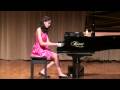 Leila (13 years old) Nightingale by Liszt, Dec 2008, Colburn School  Los Angeles, California, Piano