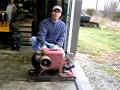 Starting an International Harvester Model LA Stationary Engine