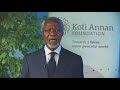Remarques de l'ancien Secrétaire général de l'ONU Kofi Annan lors du Forum Ouvert de la Coalition pour la CPI