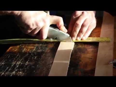 how to leather belt making