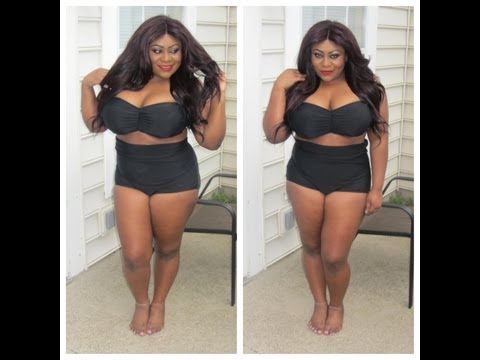 plus size bathing suit - Check out swimsuitsforall: http://www.swimsuitsforall.com/ Use coupon 10foryou for $10 off your first purchase Black high waisted bikini: http://www.swimsuit...