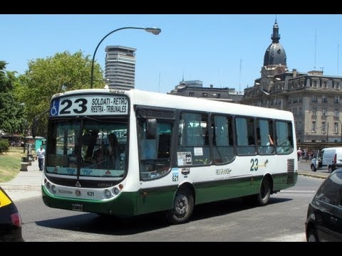 BUSES IN BUENOS AIRES JAN 2012...