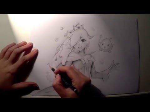 how to draw rosalina