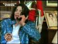 MJ SINGING ACCAPELA TO ELIZABETH TAYLOR