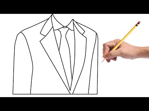 video-linktoworks-How to Draw a Suit Easy - YouTube